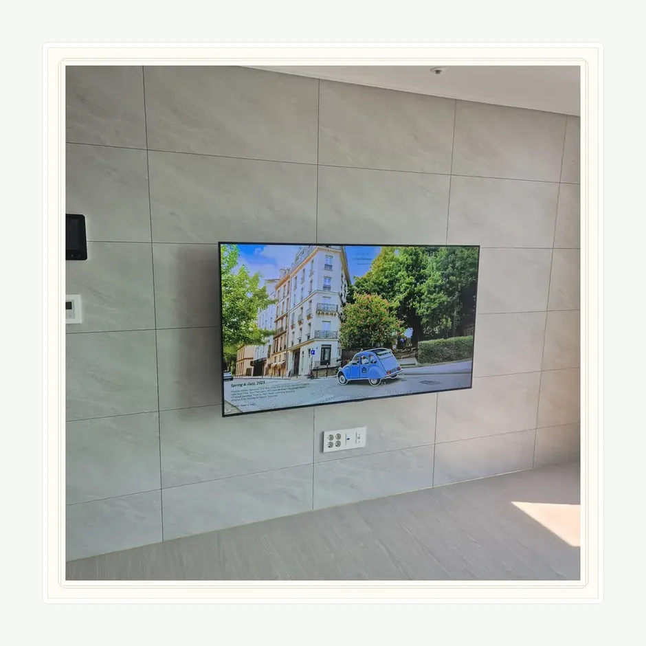 인천 벽걸이 TV 설치 참고사진 1