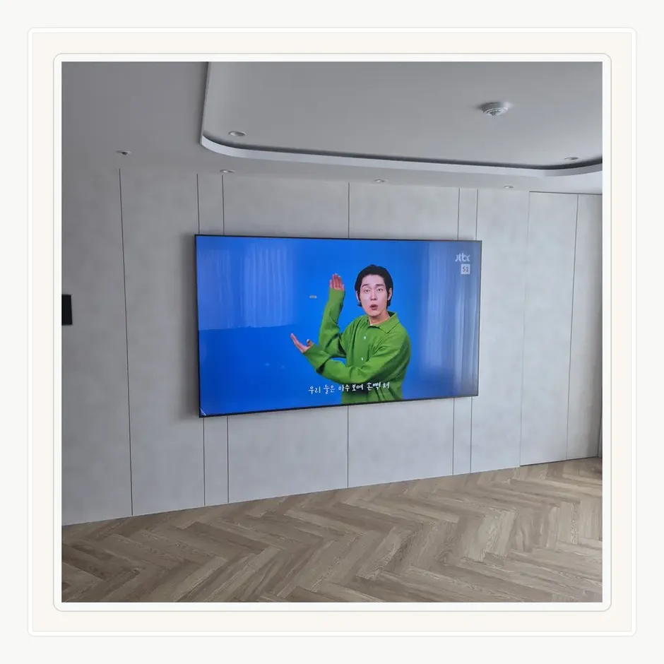 용산구 벽걸이 TV 설치 참고사진 1