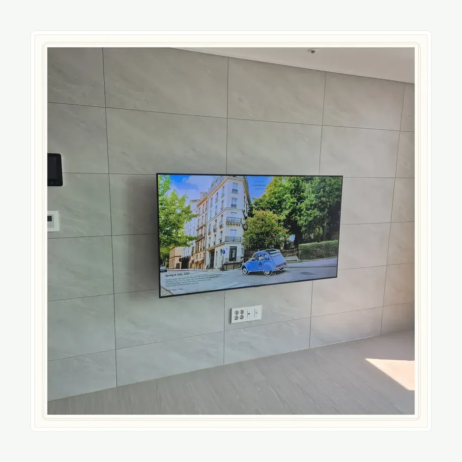 송파구 벽걸이 TV 설치 참고사진 1
